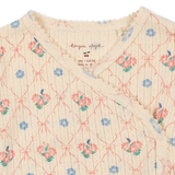 Konges Sløyd Minnie Long Sleeve Bodysuit Fleur Decor