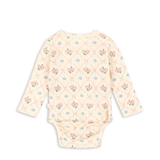 Konges Sløyd Minnie Long Sleeve Bodysuit Fleur Decor