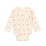 Konges Sløyd Minnie Long Sleeve Bodysuit Fleur Decor