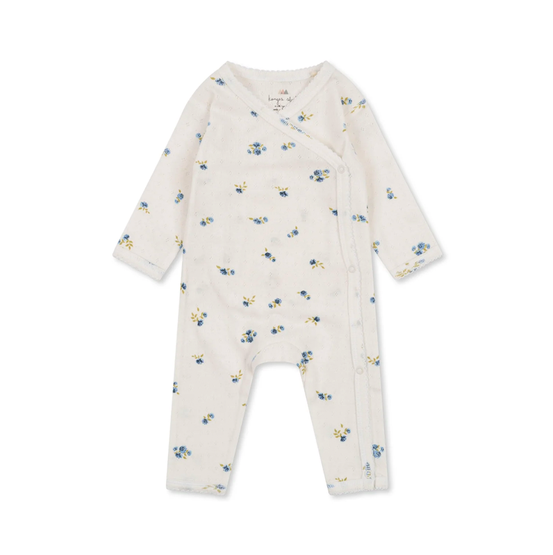 Konges Sløjd Minnie Onesie Bonderose Blue