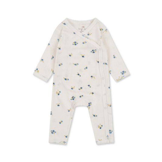 Konges Sløjd Minnie Onesie Bonderose Blue