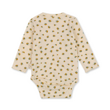 Konges Sløyd Basic Newborn Long Sleeve Bodysuit Peonia