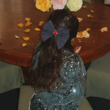 Konges Sløjd Rose Rouge Bow Hair Clip Dot Nuit