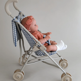 Konges Sløjd Doll Stroller Captains Blue Check