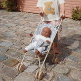 Konges Sløjd Doll Stroller Captains Blue Check