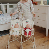 Konges Slojd Twin Doll Stroller Ma Grande Cerise