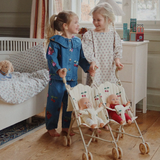 Konges Slojd Twin Doll Stroller Ma Grande Cerise