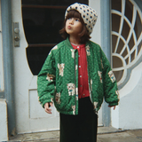 Konges Slojd Juno Bomber Jacket Dot Miao Verde