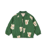 Konges Slojd Juno Bomber Jacket Dot Miao Verde