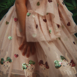 Konges Slojd Yvonne Bow Dress - Bow Kitty