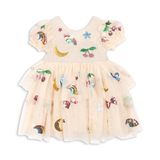 Konges Sløjd Yvonne Puff Dress Rainbow Twinkle