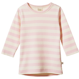 Nature Baby Long Sleeve Cloud Tee Cotton Candy Stripe