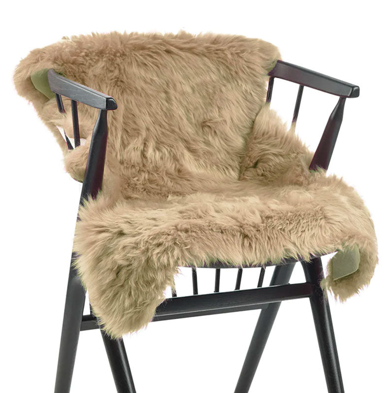 Long Wool Sheepskin Warm Sand