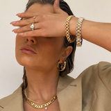 Luv Aj Timepiece Bracelet- Gold