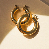 Luv Aj Baby Amalfi Tube Hoops - Gold