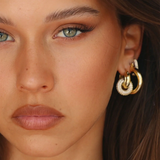 Luv Aj Baby Amalfi Tube Hoops - Gold