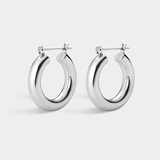 Luv Aj Baby Amalfi Tube Hoops - Silver