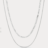 Luv Aj Cecilia Chain Necklace- Silver