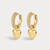 Luv Aj Puffy Heart Huggies- Gold