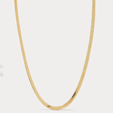 Luv Aj The Classique Herringbone Chain- Gold