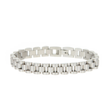 Luv Aj Timepiece Bracelet- Silver