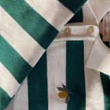 Konges Sløjd Manis Knit Polo Pine Grove Stripe