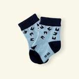 Mosey Merino Wool Baby Socks - Night