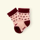 Mosey Merino Wool Baby Socks - Plum