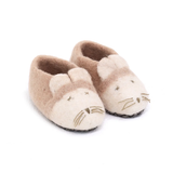 Muskhane Felted Mouse Slippers Pink