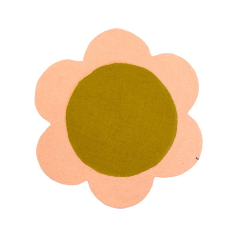 Muskhane Daisy Rug Pure Blush/Pistachio