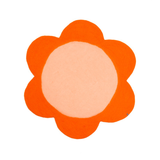 Muskhane Daisy Rug Pure Orange/Blush