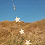 Muskhane Falling Stars Garland - Natural