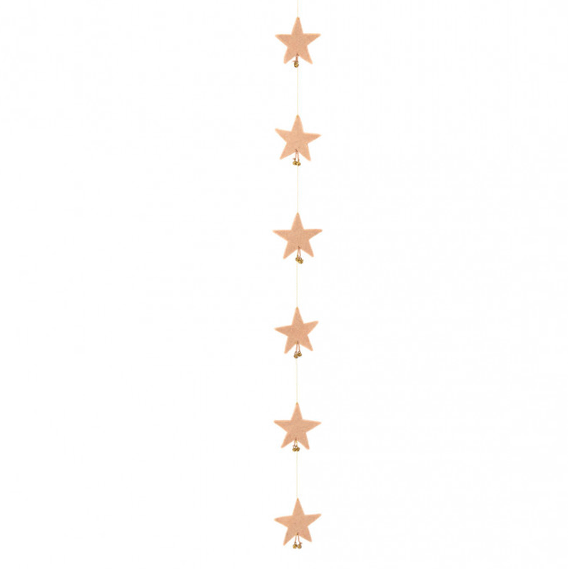 Muskhane Falling Stars Garland - Nude