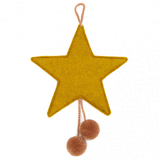 Muskhane Pom Pom Star Felt Pistachio/Nude