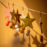 Muskhane Pom Pom Star Felt Tender Wheat/Pollen