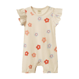 Nature Baby Tilly Suit Flora Stamp Print