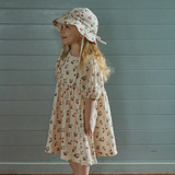 Nature Baby Albertine Dress Muslin Strawberry Blush