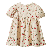 Nature Baby Albertine Dress Muslin Strawberry Blush