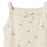 Nature Baby Camisole Bodysuit Pointelle Posey Blossom