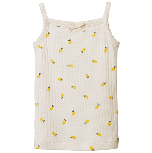 Nature Baby Camisole Pointelle - Lemon