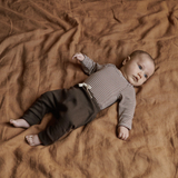 Nature Baby Long Sleeve Bodysuit - Pinecone Stripe