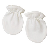 Nature Baby Cotton Newborn Mittens - Natural