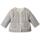 Nature Baby Edith Quilted Jacket Briarwood Heron Print
