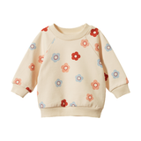 Nature Baby Emerson Sweatshirt Flora Stamp Print