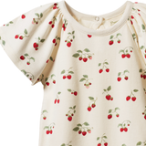 Nature Baby Faye Bodysuit - Strawberry Blush