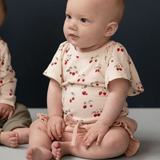 Nature Baby Faye Bodysuit - Strawberry Blush