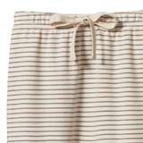 Nature Baby Cotton Footed Rompers Mushroom Pinstripe