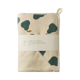 Nature Baby Hooded Towel Pear Print