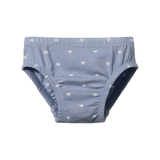 Nature Baby Jersey Knickers Hearts Bluebelle Print