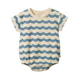 Nature Baby Juno Romper Waves Print